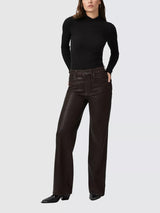 PAIGE Sasha Women's Mid Rise Wide Jeans - Chicory Coffee - Size 26/UK 8-10