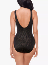Miraclesuit Brillante Circe Scoop Back One Piece Swimsuit - Black - UK 14