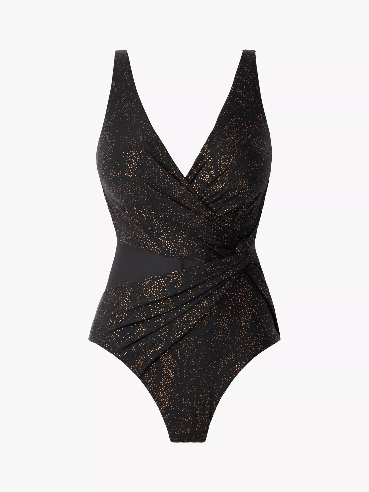 Miraclesuit Brillante Circe Scoop Back One Piece Swimsuit - Black - UK 14