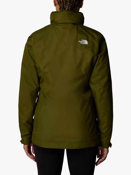 The North Face Evolve II Triclimate 2-in-1 Waterproof Jacket Olive/Pearl - M