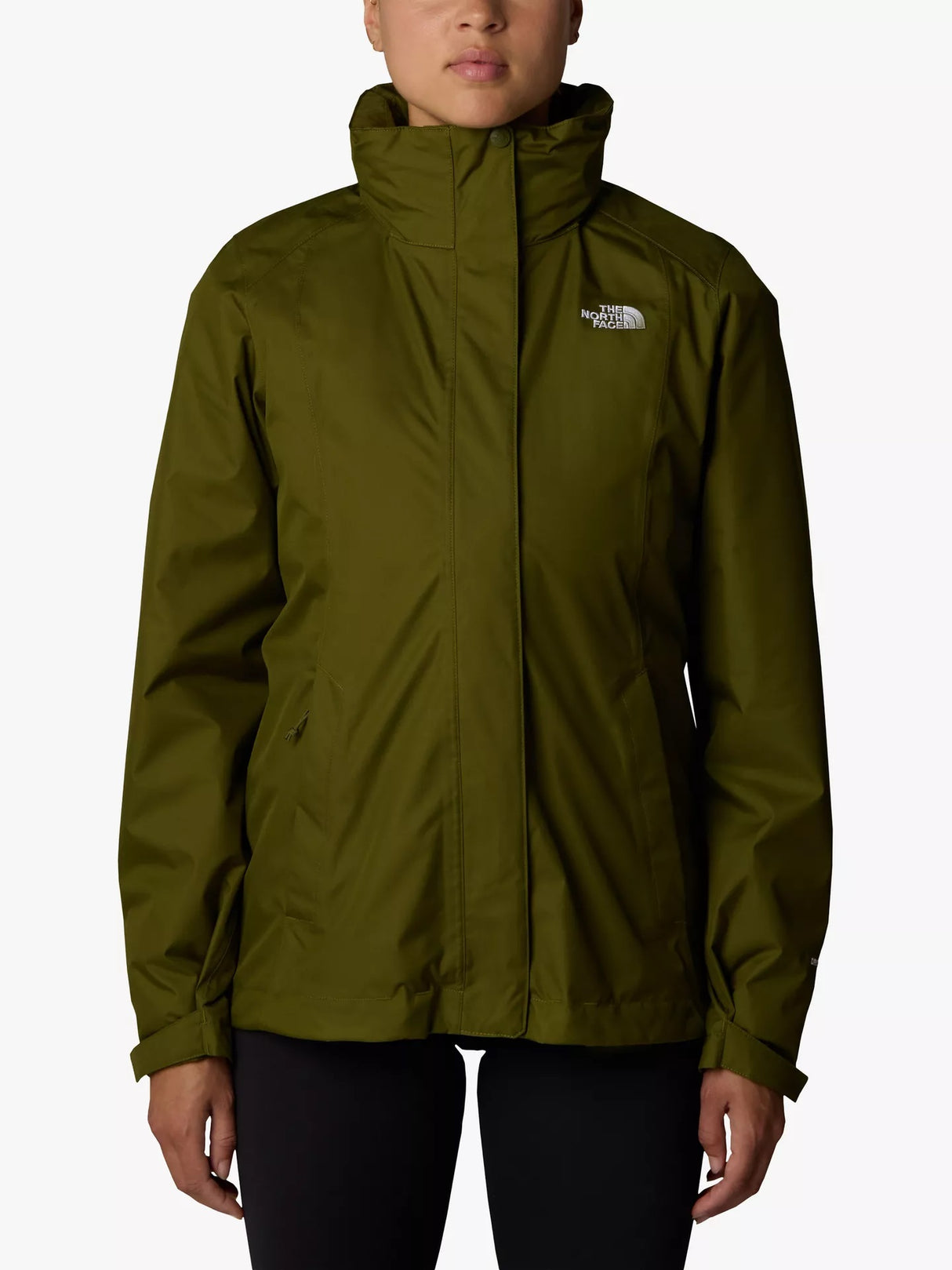 The North Face Evolve II Triclimate 2-in-1 Waterproof Jacket Olive/Pearl - M