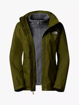 The North Face Evolve II Triclimate 2-in-1 Waterproof Jacket Olive/Pearl - M