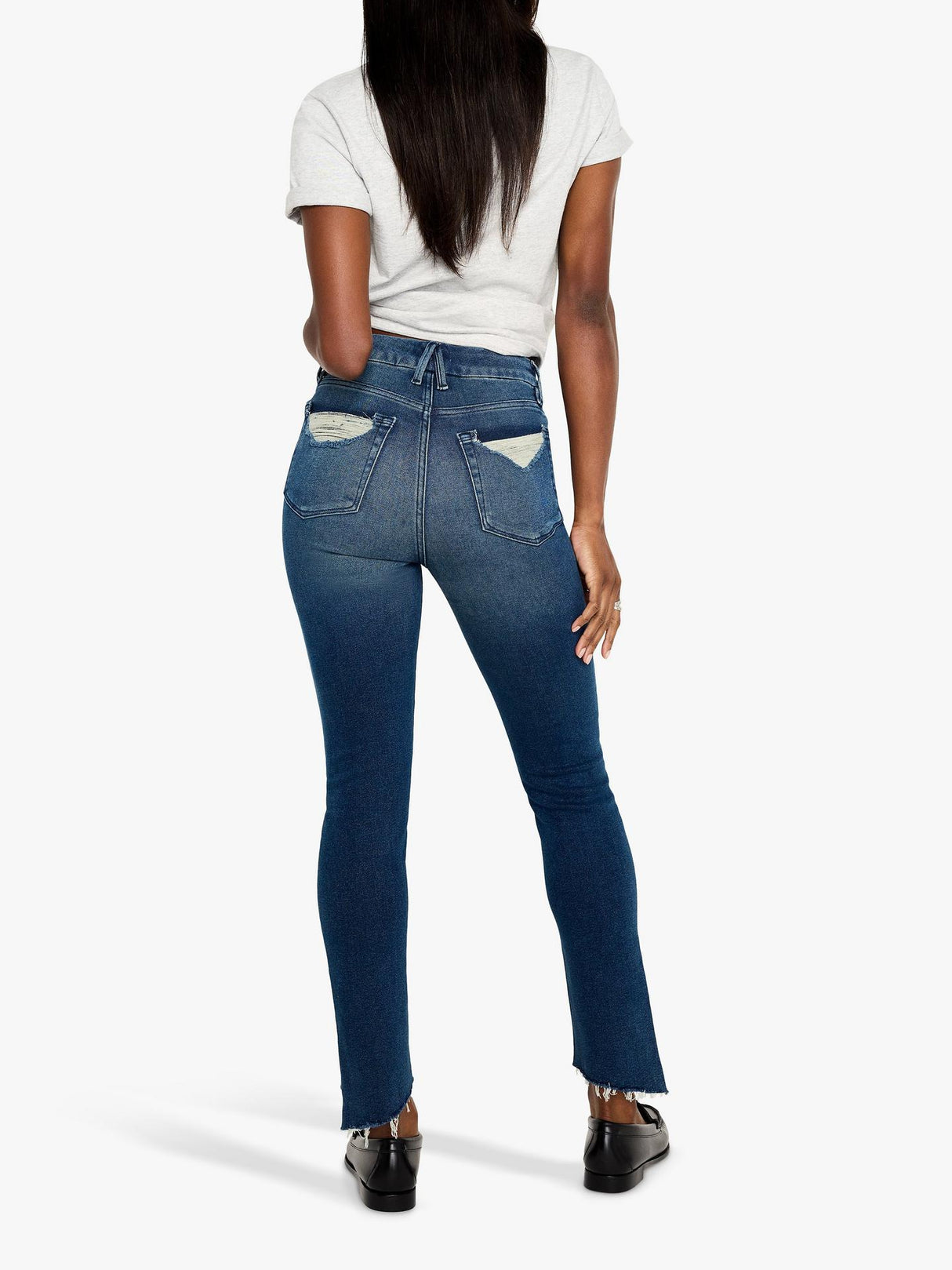 Good American Womens Good Classic Skinny Denim Jeans - Size 28 - Indigo 701