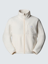The North Face Yumiori Womens Polyester Zip Fleece Size Medium - White Dune