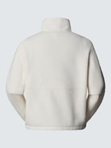 The North Face Yumiori Womens Polyester Zip Fleece Size Medium - White Dune