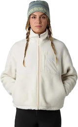 The North Face Yumiori Womens Polyester Zip Fleece Size Medium - White Dune