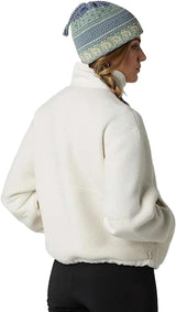 The North Face Yumiori Womens Polyester Zip Fleece Size Medium - White Dune