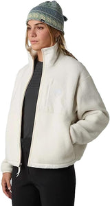 The North Face Yumiori Womens Polyester Zip Fleece Size Medium - White Dune