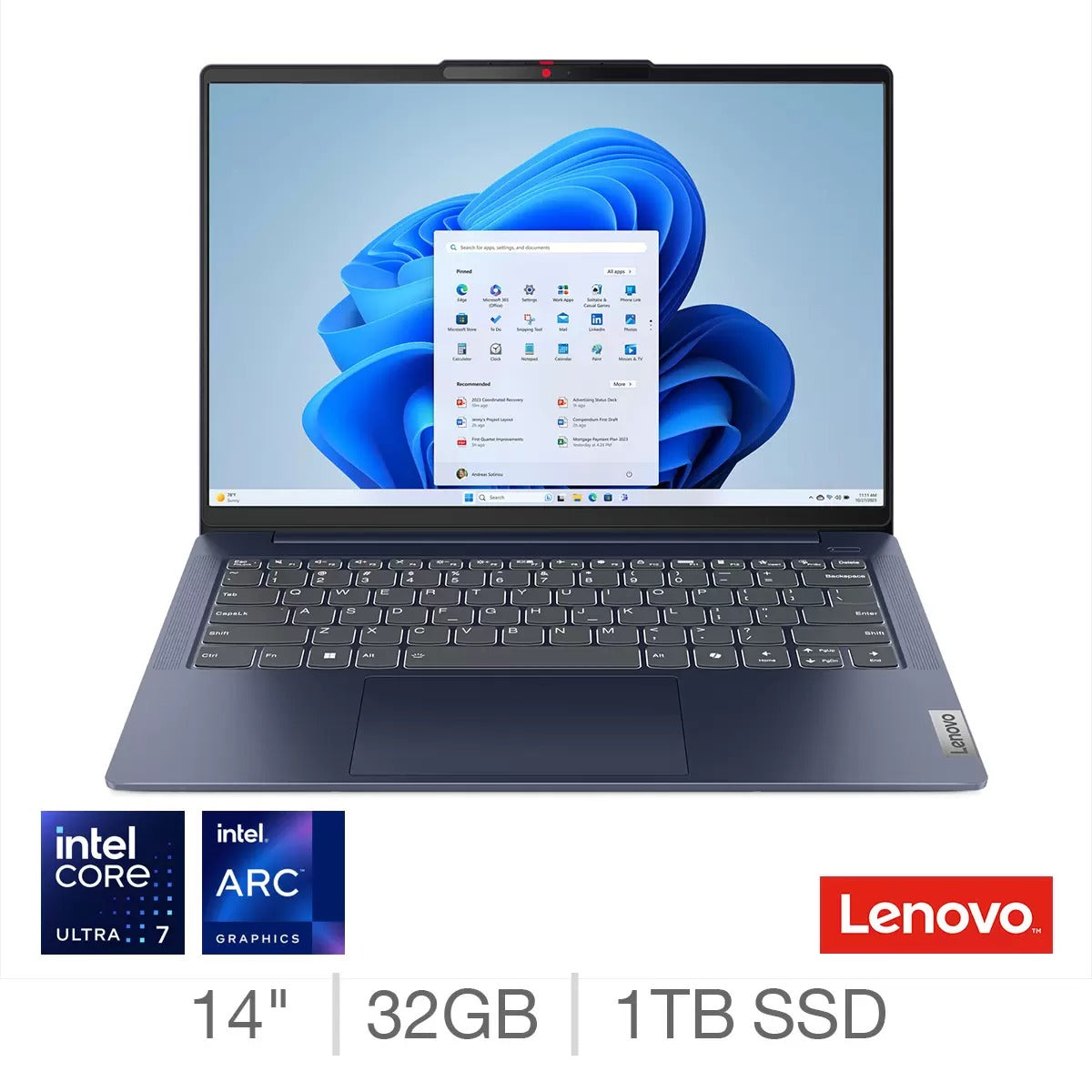 Lenovo 83DA005PUK IdeaPad Slim 5 Intel Core Ultra 7 32GB 1TB 14" OLED Laptop
