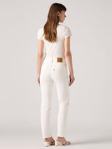 Levi's 724 Womens High Rise Slim Straight Leg Jeans, Cloud Dancer - W30/L30