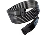 Wottz Type 2 to Type 2 32A 7.4kW EV Charging Cable 5m - Black - Kazoop 