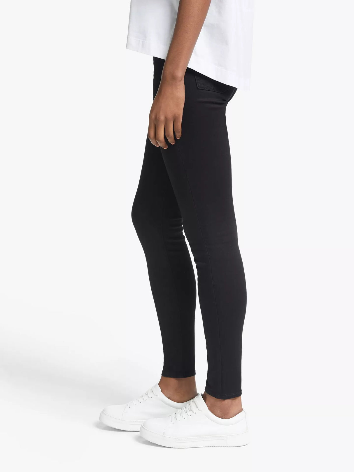 7 For All Mankind Skinny Slim Illusion Luxe Jeans - Rinse Black - Size 25 - Kazoop 