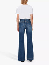 7 For All Mankind Modern Dojo High Rise Flared Jeans - Soho Light - Size 27