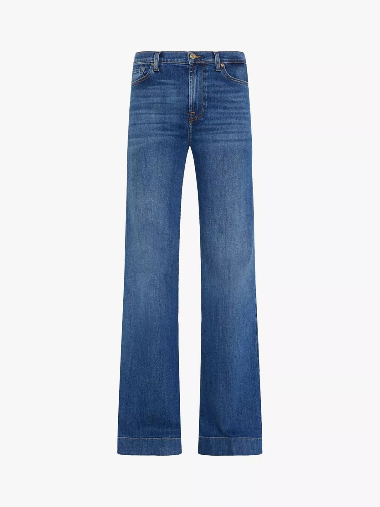 7 For All Mankind Modern Dojo High Rise Flared Jeans - Soho Light - Size 27