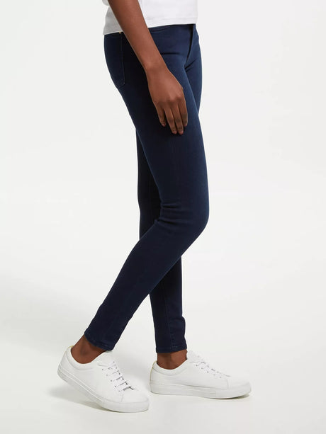 7 For All Mankind High Rise Slim Illusion Luxe Jeans - Rich Indigo - 31/UK14
