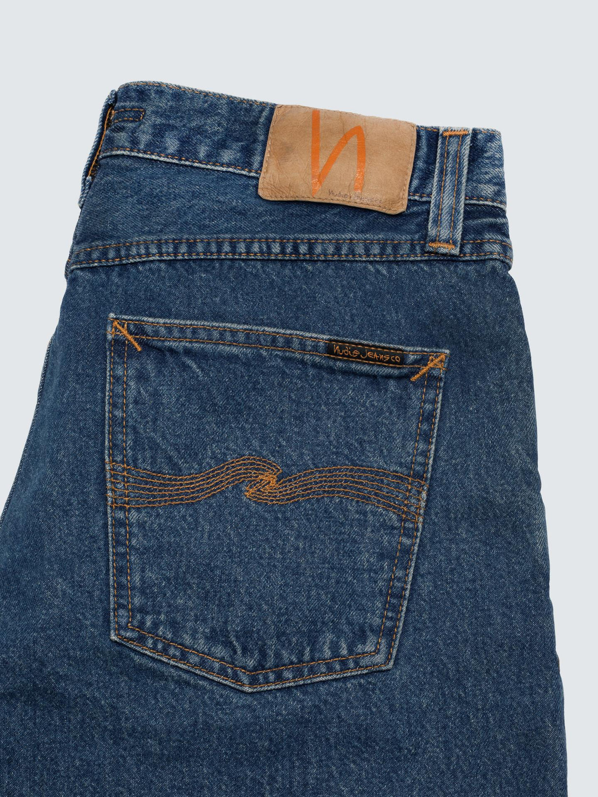 Nudie Women Cotton Jeans Seth Regular Fit Denim Shorts Morning Soul Size 32R