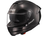 LS2 FF808 Stream II Unisex Road Touring Motorcycle Helmet - Black - Medium