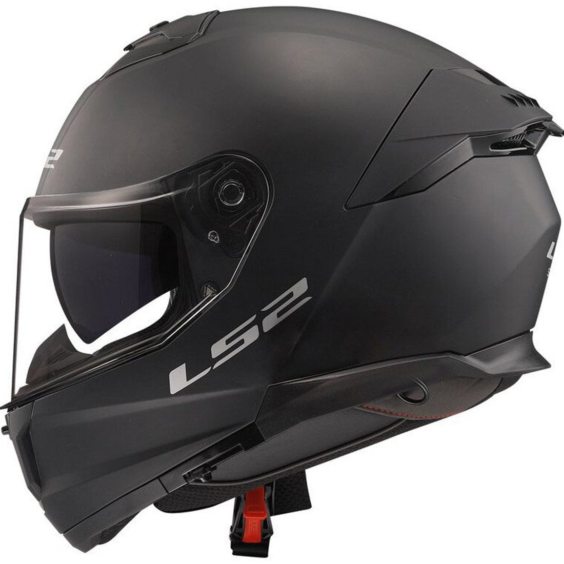 LS2 FF808 Stream II Unisex Road Touring Motorcycle Helmet - Black - Medium