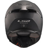 LS2 FF808 Stream II Unisex Road Touring Motorcycle Helmet - Black - Medium