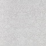 Morris & Co. Strawberry Thief Lined Pencil Pleat Curtains 228 x 228cm - Dove