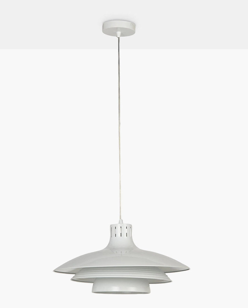 House by John Lewis Stockholm Large Three Tier Ceiling Light - White