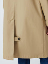 John Lewis Womens Shower Resistant Regular Fit Cotton Mac Natural - Size 20