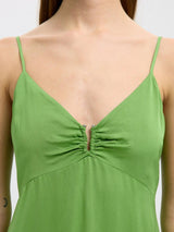 Selected Laurina Strappy A-Line Maxi Dress - Spindle Tree - Size 38 / M