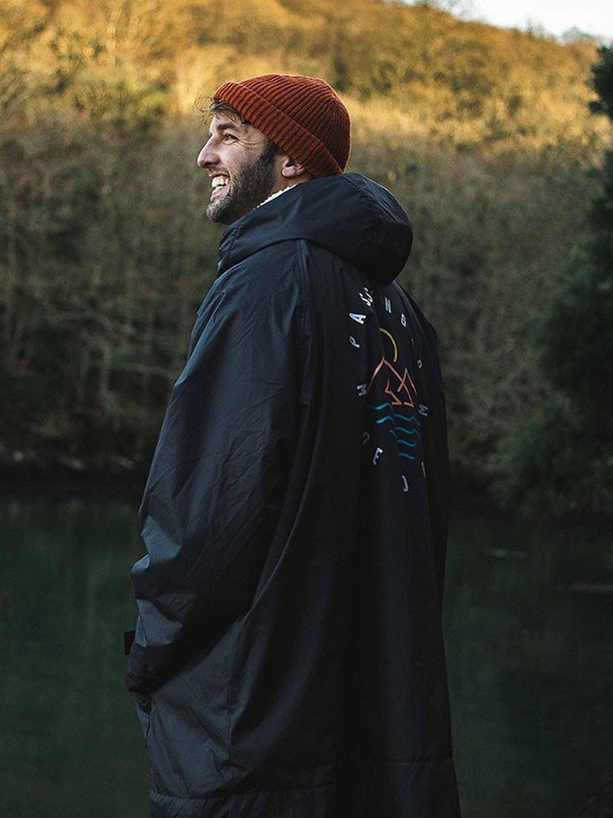 Passenger Escapism Polyester Unisex Regular Fit Changing Robe Size XL Black