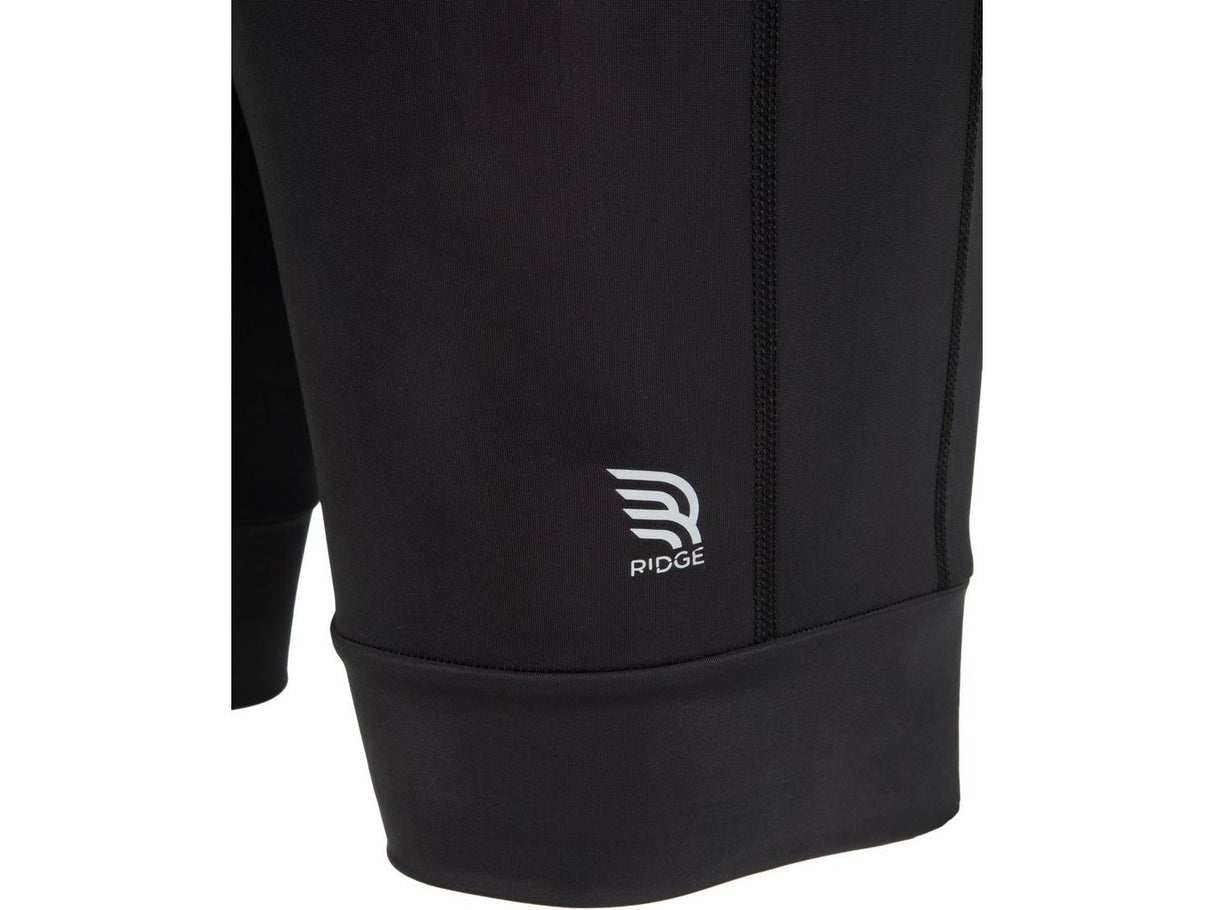 Ridge Mens Stretchy Cycling Sports Shorts with Grippers - Size XL - Black