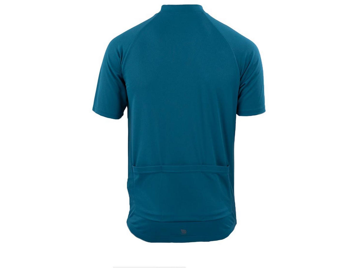Ridge Mens Quarter Zip Breathable Short Sleeve Cycling Jersey - XXXL - Teal