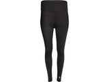 Ridge Womens Flexible High Waist Padded Cycling Leggings - Size 10 - Black