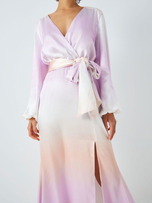 Elliatt Tallinn Ombre Long Sleeve Womens Maxi Dress - Pastel - Size Medium