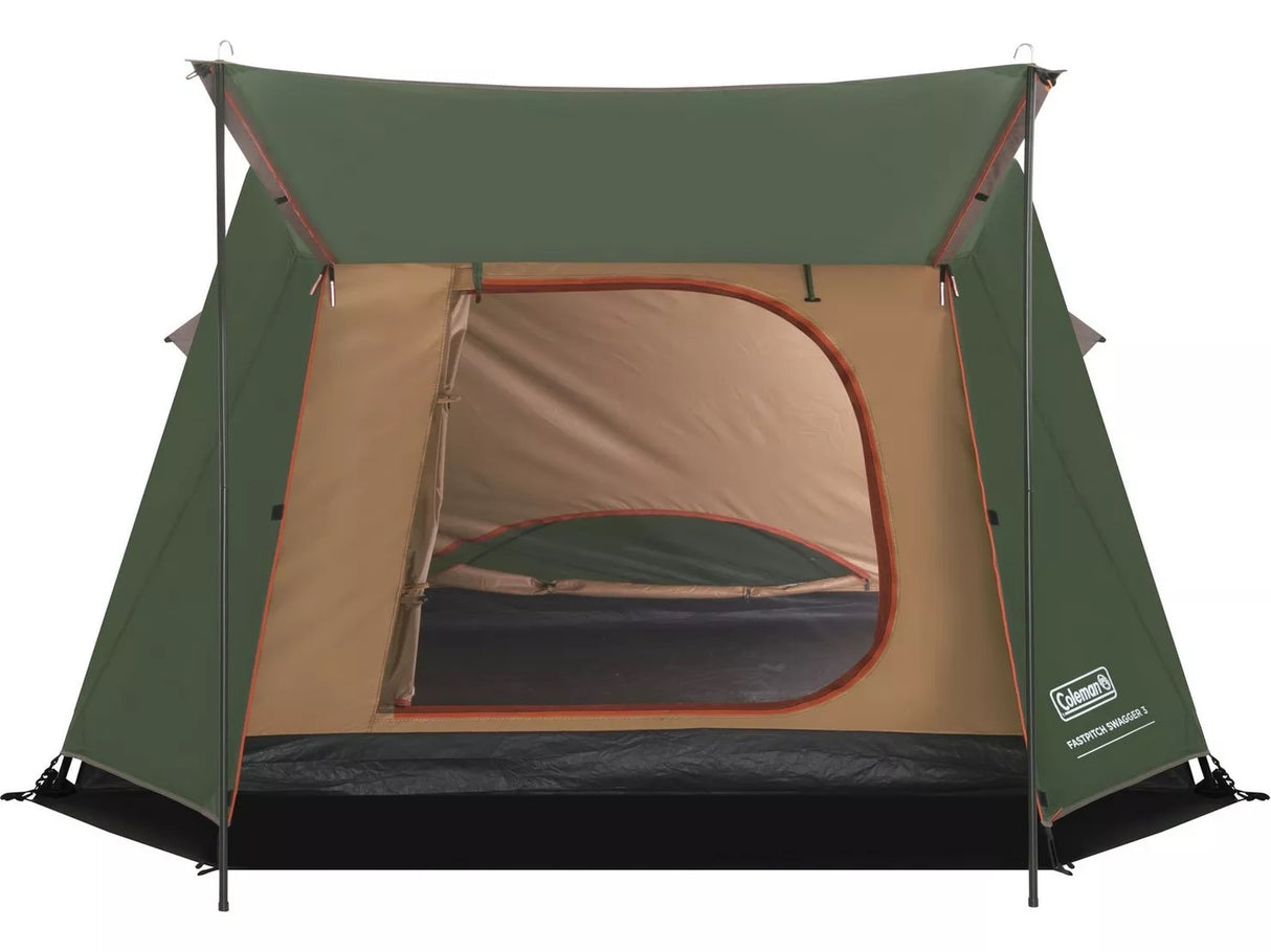 Coleman Fastpitch Swagger 3 Person Easy Setup Festival Camping Tent - Green