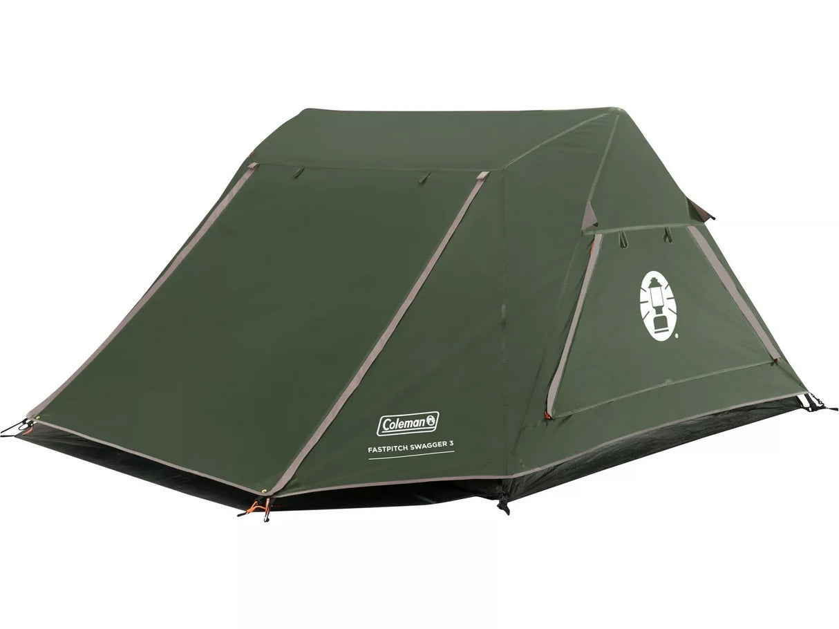 Coleman Fastpitch Swagger 3 Person Easy Setup Festival Camping Tent - Green