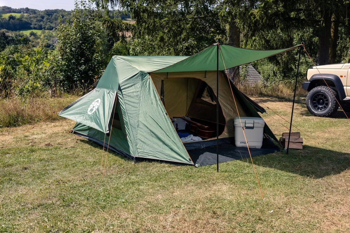 Coleman Fastpitch Swagger 3 Person Easy Setup Festival Camping Tent - Green