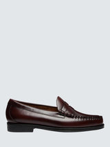 G.H.BASS Men's Larson Easy Weejuns Leather Penny Loafers - Wine - UK 8