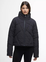Barbour International Women's Rowen Funnel Neck Puffer Jacket - Black - 18