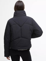 Barbour International Women's Rowen Funnel Neck Puffer Jacket - Black - 18