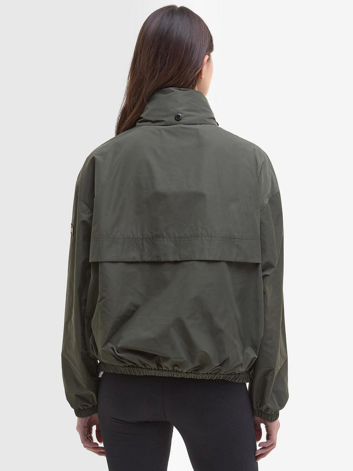 Barbour International Lolita Womens Showerproof Hooded Jacket Envy Size 16