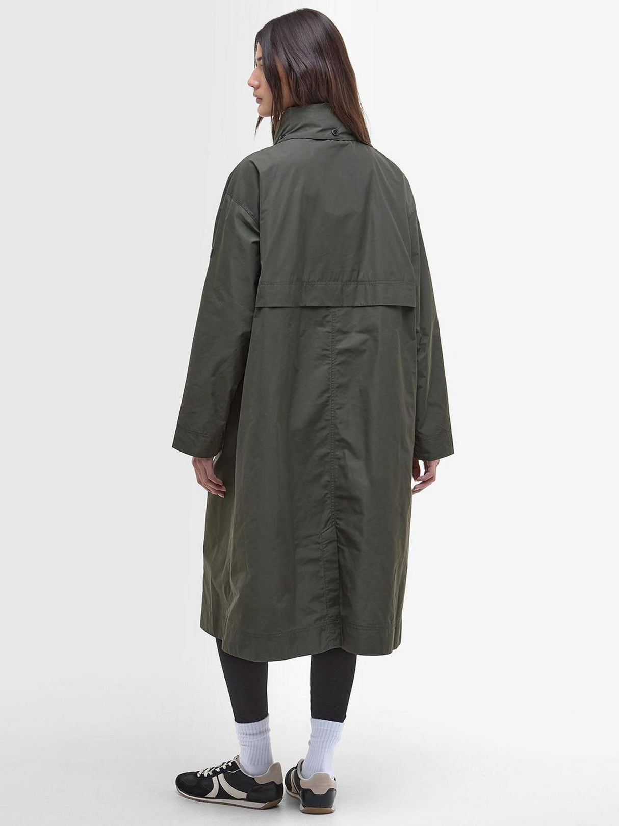 Barbour International Roxanna Womens Showerproof Hooded Jacket Size 18 Envy