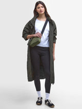 Barbour International Roxanna Womens Showerproof Hooded Jacket Size 18 Envy