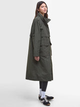 Barbour International Roxanna Womens Showerproof Hooded Jacket Size 18 Envy