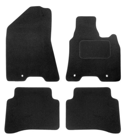 Halfords WW7455 Kia Sportage MK4 Luxury Car Mats 3 Clips - Black - Kazoop 
