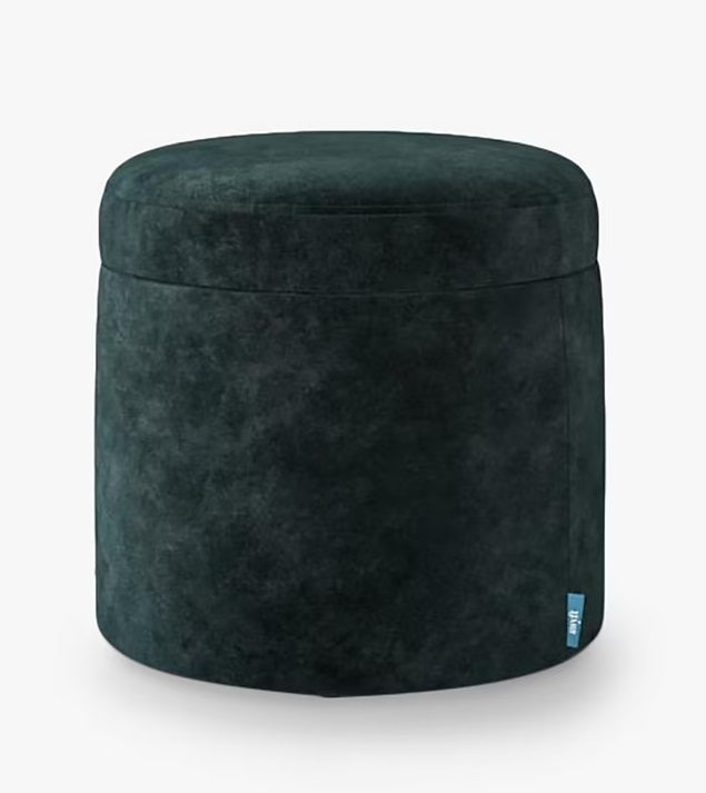 Swyft Model 03 Space Saver Storage Ottoman 43 x 45cm - Mottled Velvet Ocean