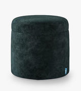 Swyft Model 03 Space Saver Storage Ottoman 43 x 45cm - Mottled Velvet Ocean