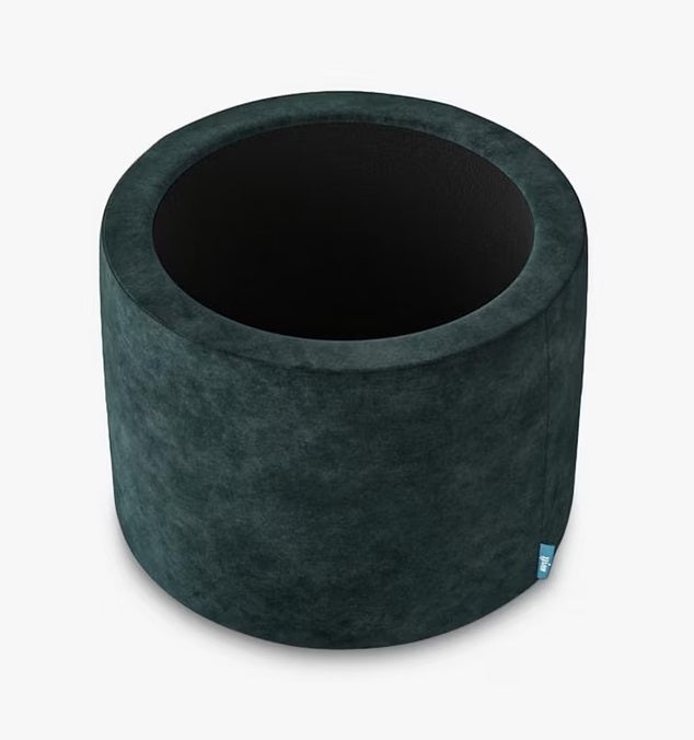 Swyft Model 03 Space Saver Storage Ottoman 43 x 45cm - Mottled Velvet Ocean