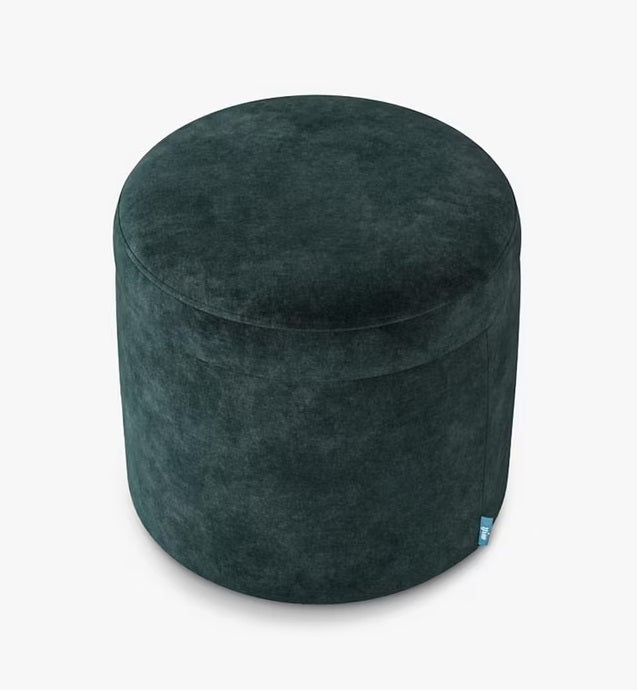 Swyft Model 03 Space Saver Storage Ottoman 43 x 45cm - Mottled Velvet Ocean