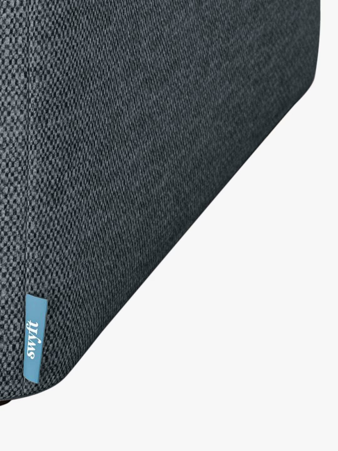 Swyft Model 02 Storage Ottoman Footstool 39 x 60 x 92cm - Linen Marine Blue