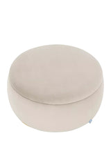 Swyft Model 01 Storage Ottoman Pouffe Bench Seat Footstool - Velvet Bone