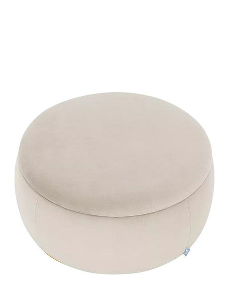 Swyft Model 01 Storage Ottoman Pouffe Bench Seat Footstool - Velvet Bone